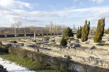Fototapeta na wymiar Roman ruins of Aquincum