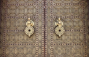 Typical arab style doorknobs