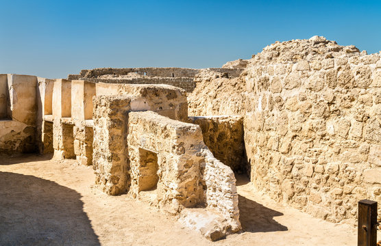 Bahrain Fort or Qal'at al-Bahrain. A UNESCO World Heritage Site