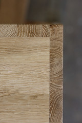 Eiche Holz, Struktur mit Maserung Eiche und Ast, astige Eiche