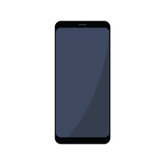 Phone isolated on a white background. Vector Illustration.