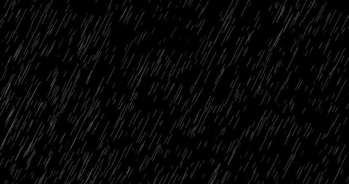 Loop falling rain background