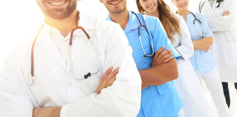 portrait of the leading members of the medical center