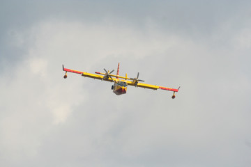 Bombardier (Canadair) is flying