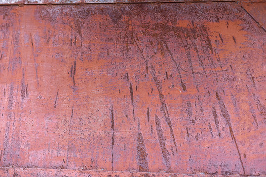 The texture of the metal doors 
