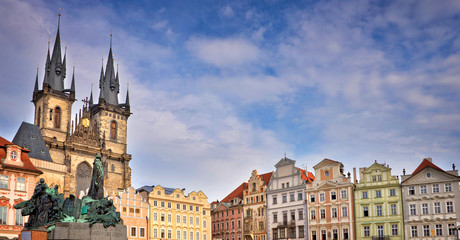 Old town square of Prague, Czech republic