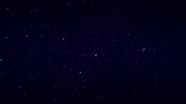 Looping Star Particle Animation 4K Background in Space