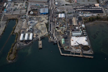 Industrial Site Aerial