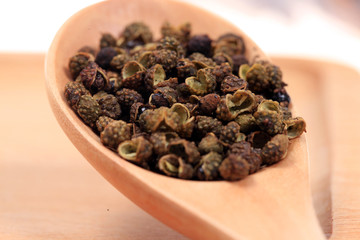 Chinese prickly ash, white background