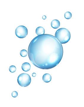 Water drops vector illustration