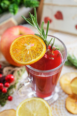 Herbal berry tea
