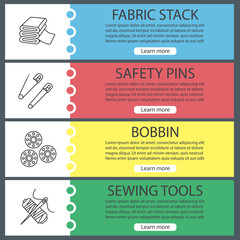 Tailoring web banner templates set
