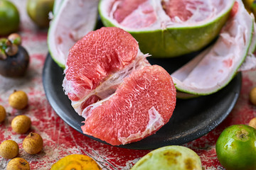 Colorful exotic fruit