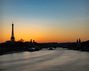 Fototapeta premium Coucher de soleil sur Paris
