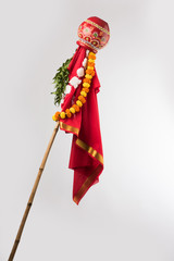 Naklejka premium Gudi Padwa Marathi New Year 
