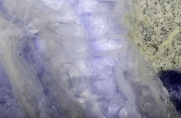 blue fluorite texture closeup