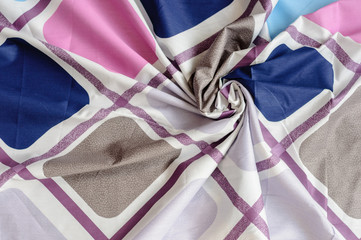 Quality linens. Satin. Natural fabric.