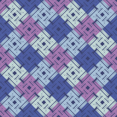 Seamless geometric pattern. The texture of the colored cells. Scribble texture. Textile rapport.