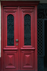 Obraz premium Red Vintage Door