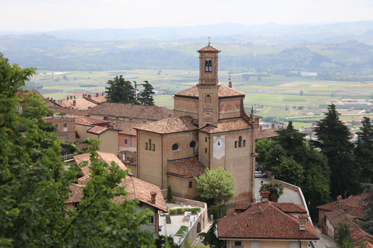 Small Village of Guarene in Piedmont. Italy