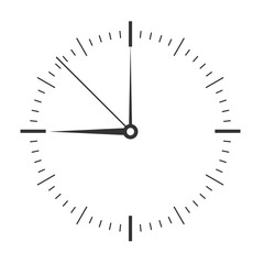 Wall clock. Vector illustration