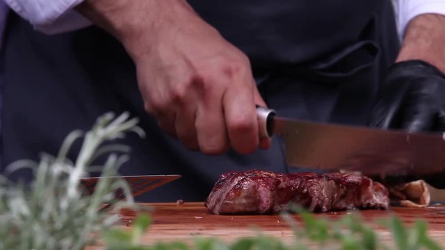 Steak frisch aus dem Beefer