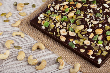 homemade black chocolate