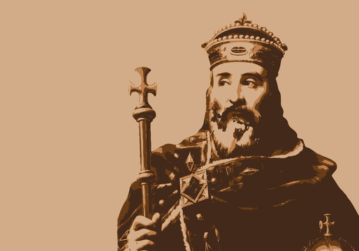 Charlemagne - empereur - portrait - personnage historique - personnage célèbre - histoire