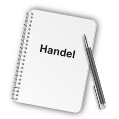 Notizblock Hochformat 05 - Handel