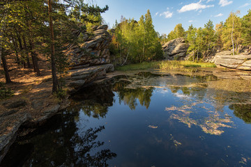 Beauty view on Mohovoe lake