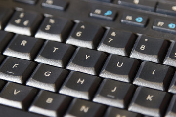 Close up of a computer keyboard
