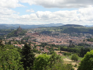 Obraz premium Le Puy en Velay, Haute-Loire, France
