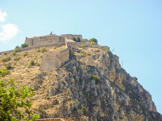 Fototapeta na wymiar The Palamidi fortress.
