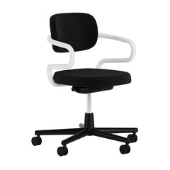 Office chair isolated on white background. 3D rendering.