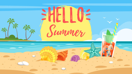 hello summer banner