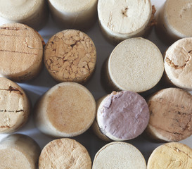 Flaschenkorken, Weinkorken, Hintergrund, Textur