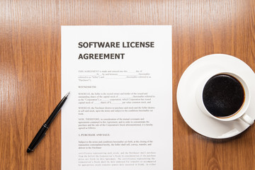 software license agreement