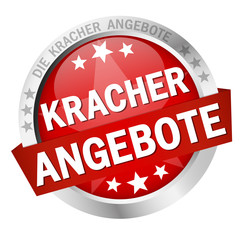 Button with Banner Kracherangebote