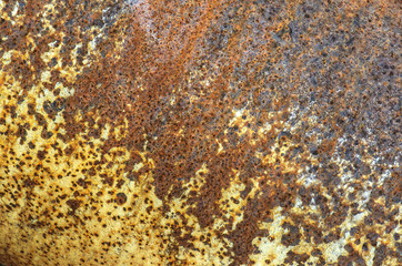 Abstract image of rusty metal surface