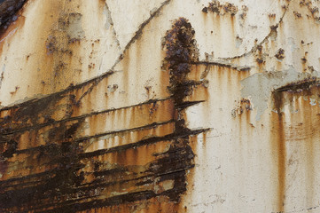 Abstract image of rusty metal