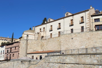 Fototapeta na wymiar Calle Rector Esperabé de Salamanca