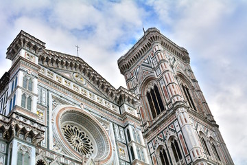 The beautiful Dome in Florence, "Santa Maria of Flower", Italy.