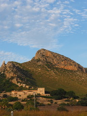 Fototapeta na wymiar Taramuntana mountains Puerto Pollensa Mallorca Spain