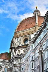 The beautiful Dome in Florence, "Santa Maria of Flower", Italy.