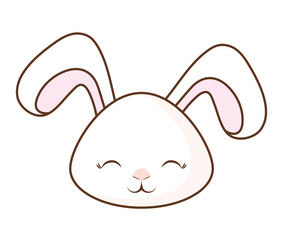 Cute rabbit icon