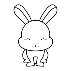 Cute rabbit icon