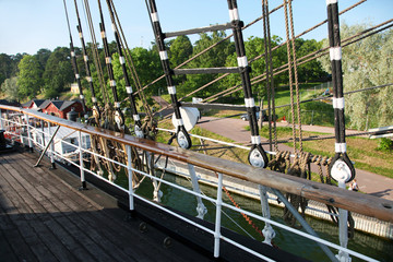 The deck of Pommern