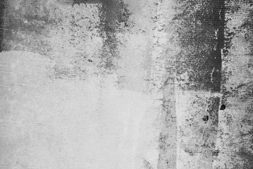Wall fragment with scratches and cracks