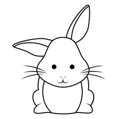 Cute rabbit icon