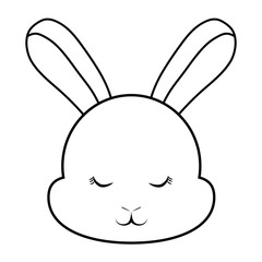 Cute rabbit icon